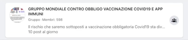 App Immuni Gruppi Facebook Contrari