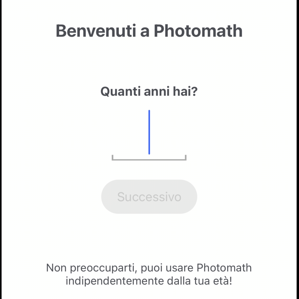 App per compiti di matematica - schermata di Photomath