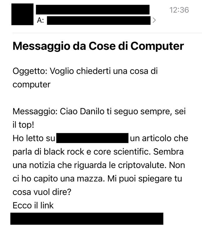 BlackRock presta 17 milioni a Core Scientific: messaggio di richiesta di chiarimenti