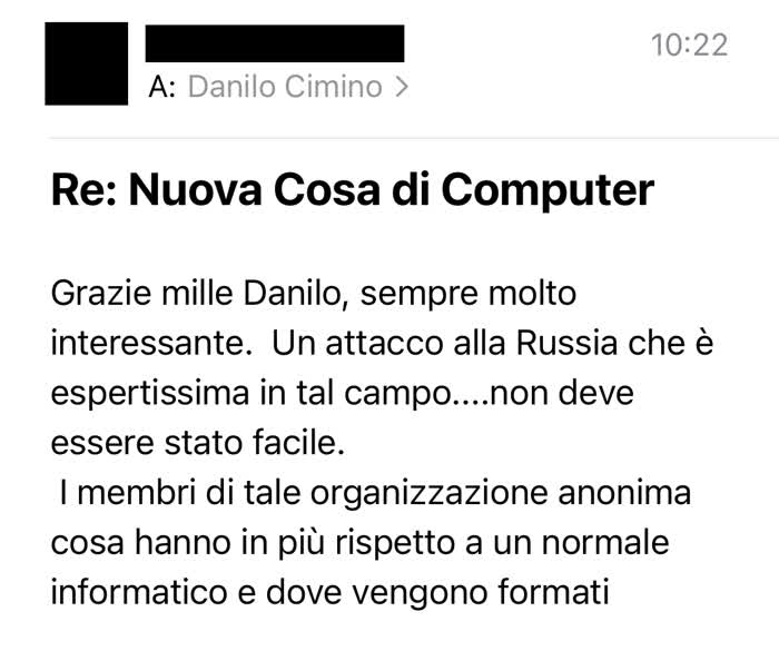 Come diventare un hacker - Risposta alla cosa di computer riguardo al video di Anonymous inviato a Putin