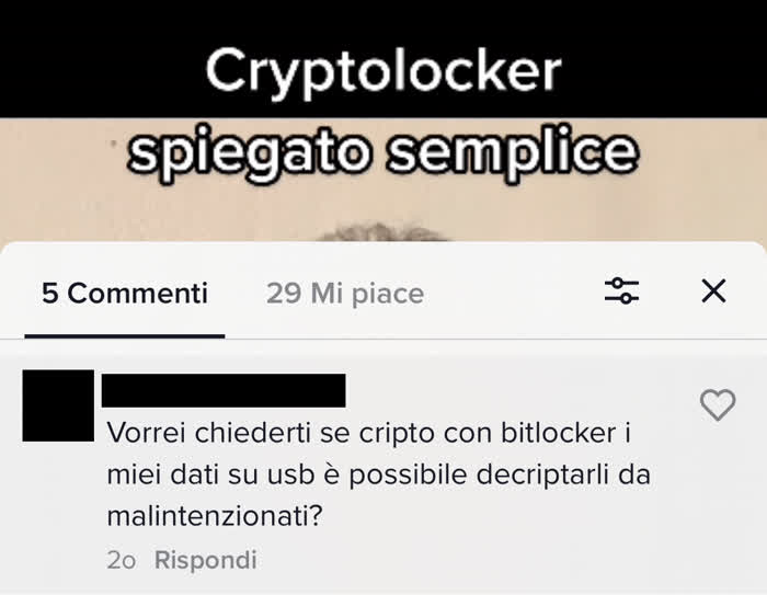 Come funziona BitLocker - Richiesta di cosa di computer