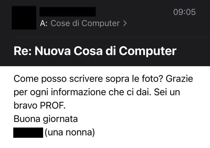 Come scrivere sulle foto - Richiesta di Cosa di Computer