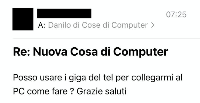 Come usare internet del cellulare - richiesta di cosa di computer