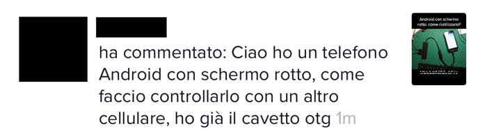 App per controllare un altro telefono - Commento ricevuto su TikTok