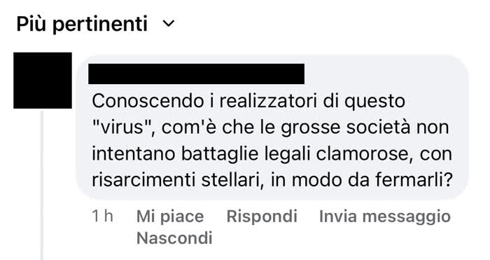 Commento al quale mi sono ispirato per spiegare cosa sono gli spyware