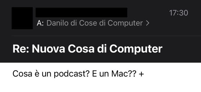 Richiesta di cosa di computer in cui mi si chiede cosa sono i Mac