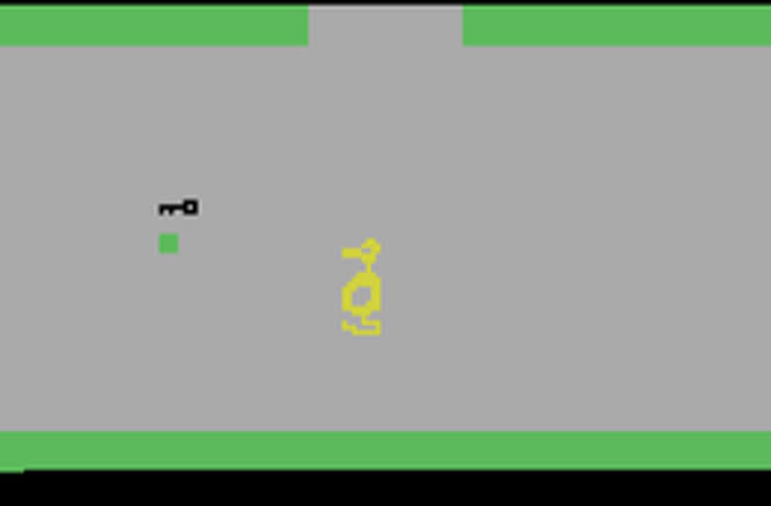 Schermata del gioco "Adventure" per Atari 2600