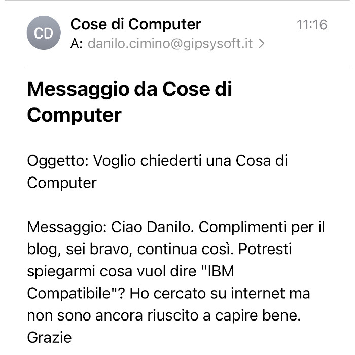 Cosa vuol dire IBM compatibile