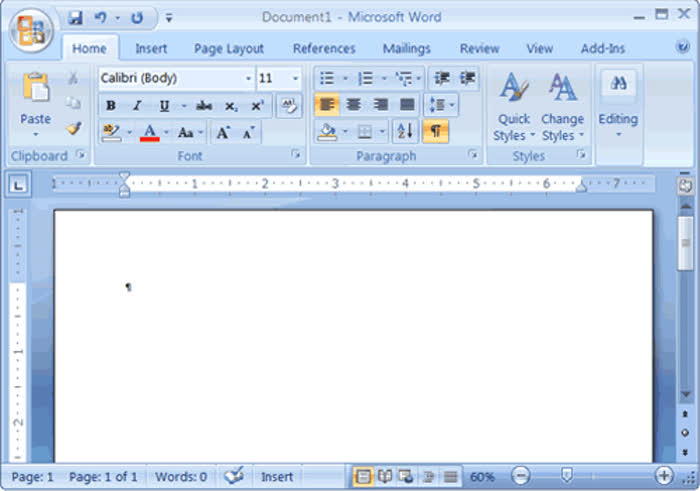 Cosa vuol dire rendering - Interfaccia utente di Microsoft Word