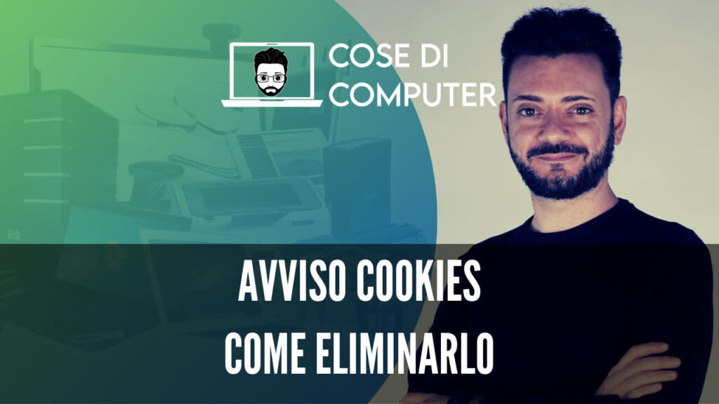 Cover come eliminare l'avviso dei Cookies