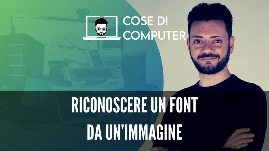 Riconoscere un font da un immagine