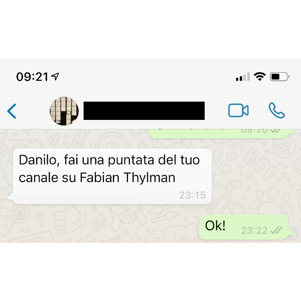 Richiesta su Fabian Thylmann