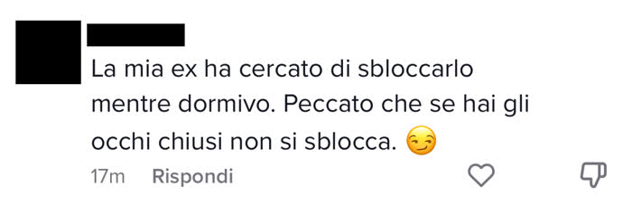 Face ID è sicuro? - Commento in cui si afferma che sia eludibile inquadrando un volto con gli occhi chiusi