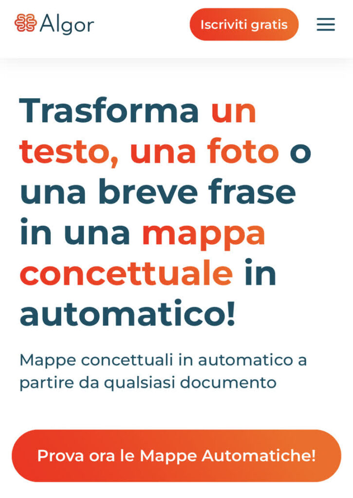 Mappe concettuali gratis - Home page di Algor