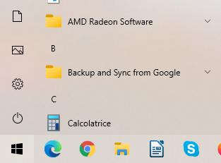 Informatica di base - Menu start