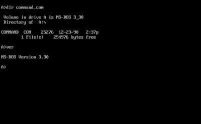 Cos'è un emulatore - Schermata di MS-DOS