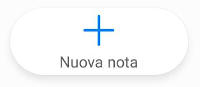 Informatica di base - Tasto per creare una nuova nota su Android