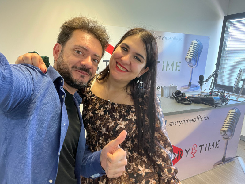 Radio Italia 5 intervista cose di computer - Selfie nello studio in cui si è svolta l'intervista