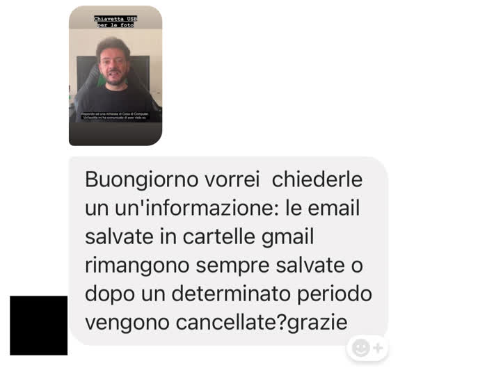 Domanda sul recupero delle email cancellate da Gmail