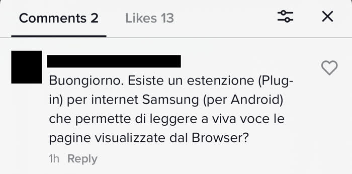 Samsung internet browser - Richiesta di cosa di computer