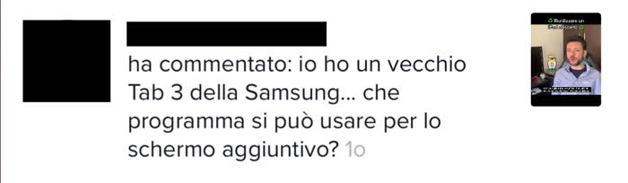 Richiesta di cosa di computer in cui mi si chiede come impostare uno schermo aggiuntivo su tablet Android