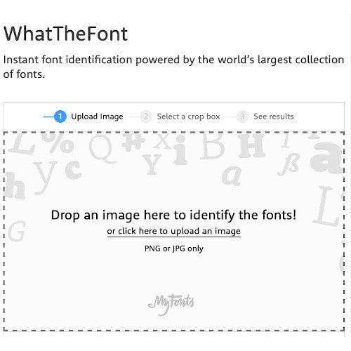 Riconoscere un font da un immagine